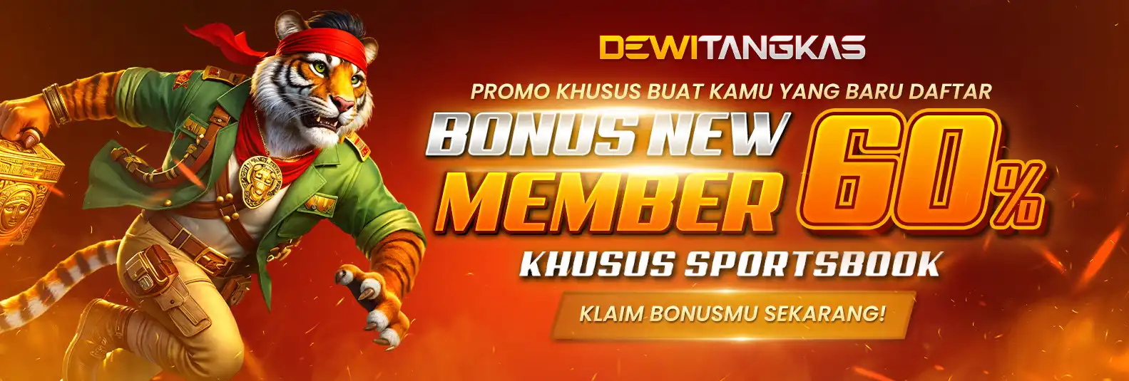 BONUS MEMBER BARU 60% SPORTBOOK