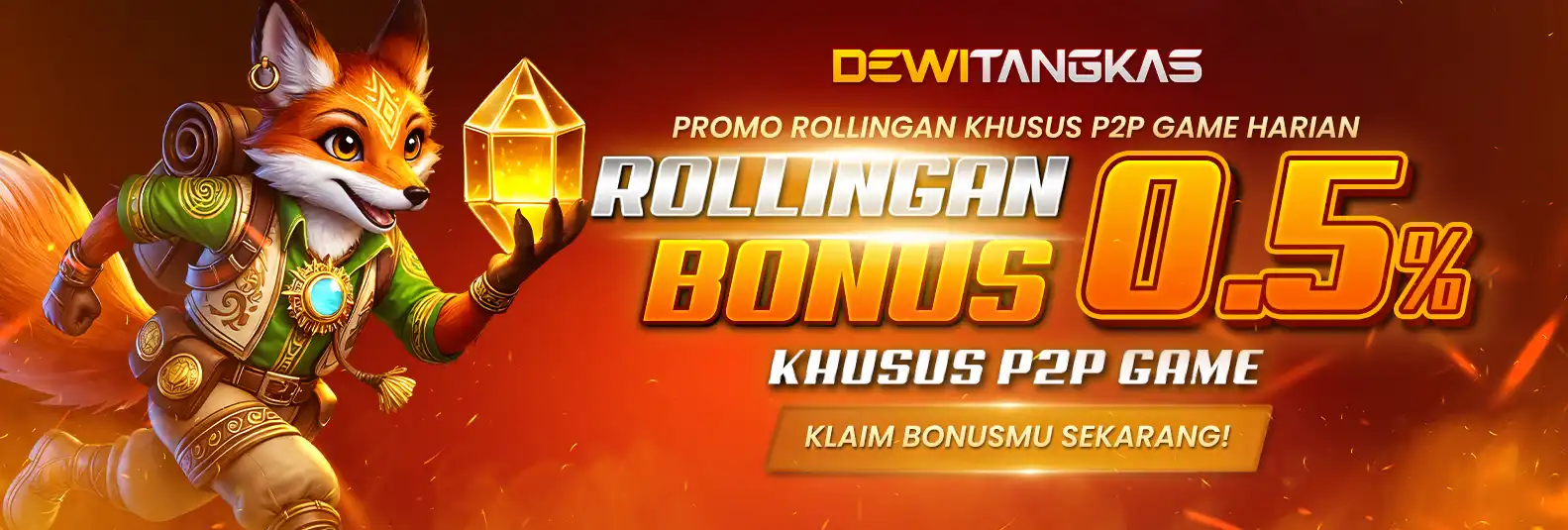 BONUS ROLLINGAN P2PGAME